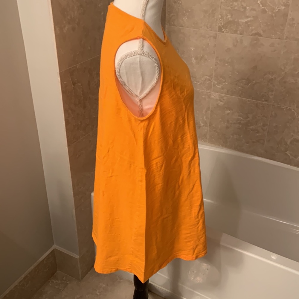 Tangerine Shift Dress - Picture 3 of 11